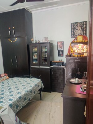 Bedroom in 3 BHK Builder Floor at Chittaranjan Park – for Sale