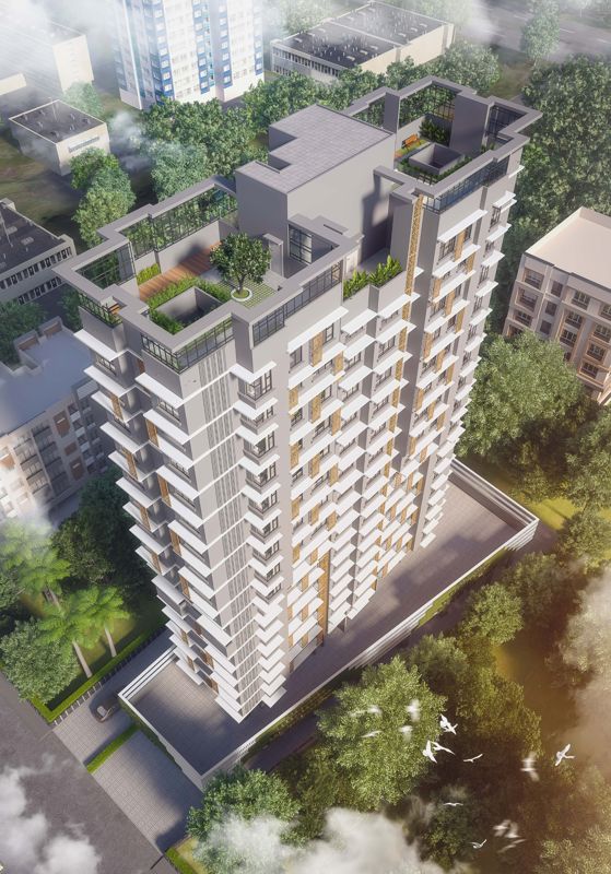 2 BHK 640 Sq.Ft. Apartment in SMGK Associates Woods Platina