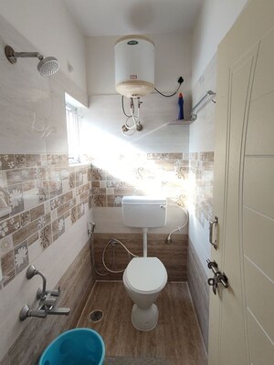 Bathroom in 1 BHK Apartment at Malleshpalya – for Rent