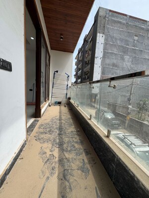 Balcony in 3 BHK Builder Floor at Palm Residency Chhatarpur, Chattarpur – for Rent