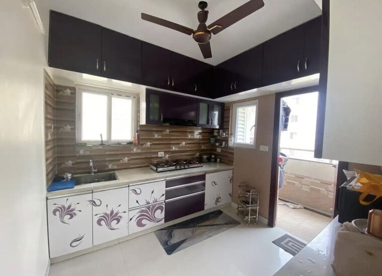 Kitchen, vajra-jasmine-county 3 Bedroom 1740 Sq.Ft. Apartment In Gachibowli Hyderabad 10192378