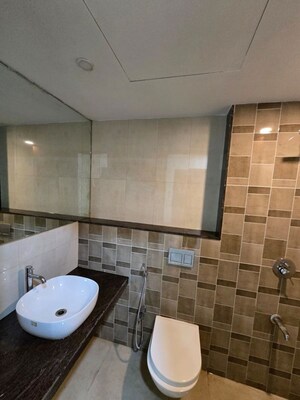 Bathroom in 2 BHK Apartment at Lodha Splendora River View, Ghodbunder Road – for Rent