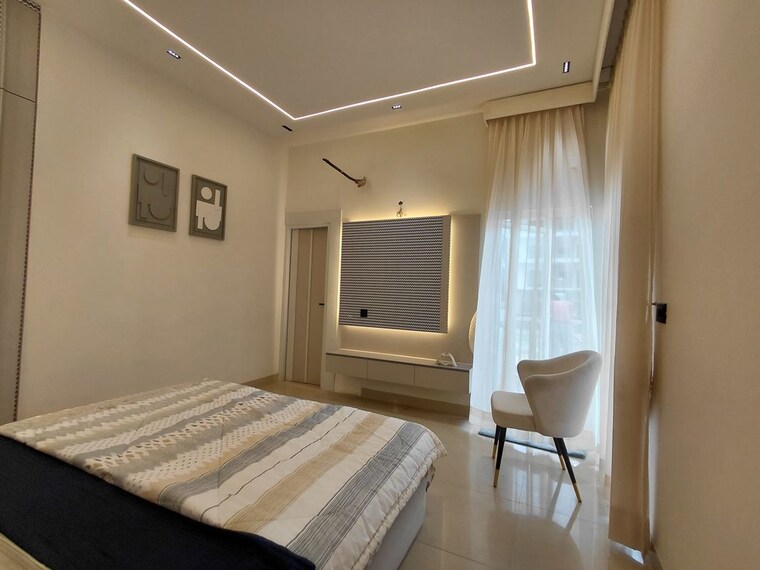 Bedroom, sadupura village 4 Bedroom 1750 Sq.Ft. Apartment In Sadupura Village Faridabad 10192592