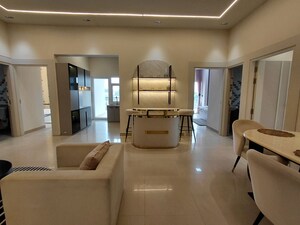 Living Room in 4 BHK Apartment at Sadupura Village – for Sale