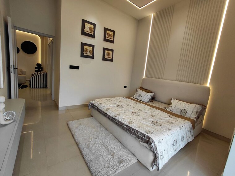 Bedroom, sadupura village 4 Bedroom 1750 Sq.Ft. Apartment In Sadupura Village Faridabad 10192592