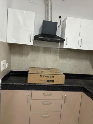 Kitchen in 2 BHK Apartment at Rishita Manhattan, Gomti Nagar – for Rent