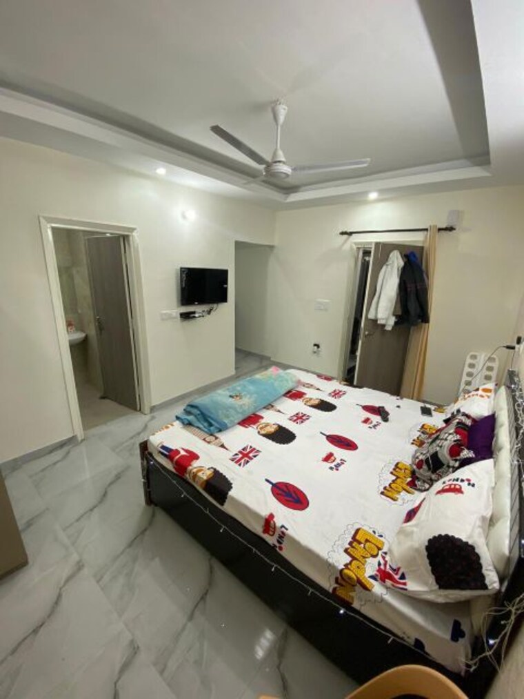 Bedroom, sector 45 1 RK 450 Sq.Ft. Builder Floor In Sector 45 Gurgaon 10192668