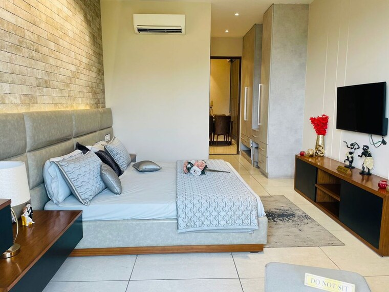 Bedroom, allwin-el-spazia 3 Bedroom 2284 Sq.Ft. Apartment In Sanauli Zirakpur 10192805