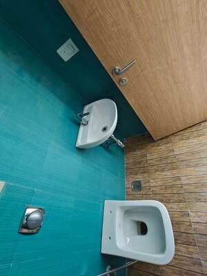 Bathroom in 1 BHK Apartment at Lodha Casa Viva, Majiwada – for Rent