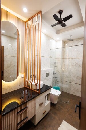 Kitchen in 3 BHK Builder Floor at Heritage Homes, Sector 9 – for Rent