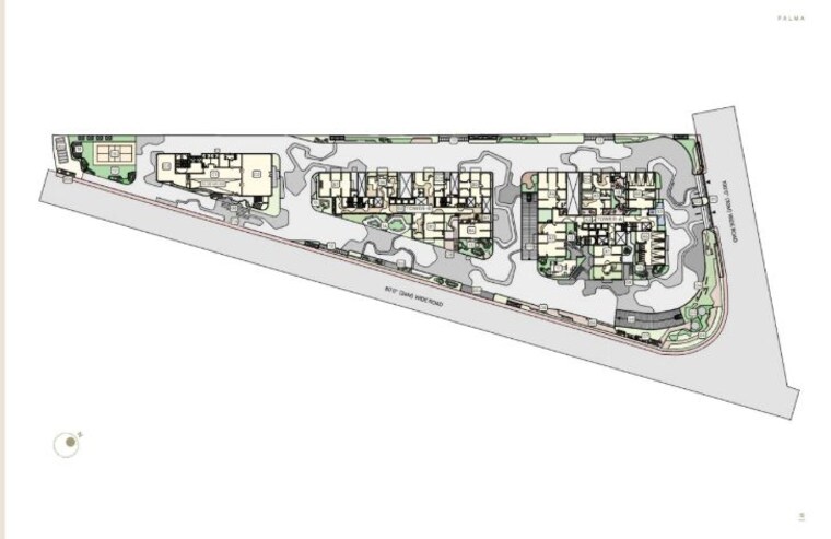 Master Plan, myscape-palma 3 Bedroom 2517 Sq.Ft. Apartment In Financial District Hyderabad 10193271