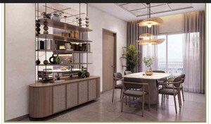 Living Room in 3 BHK Apartment at Myscape Palma, Financial District – for Sale