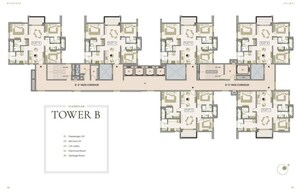 Floor Plan in 3 BHK Apartment at Myscape Palma, Financial District – for Sale