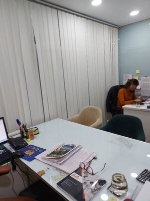 Team Area in  Office Space at Levana Cyber Heights, Vibhuti Khand – for Rent