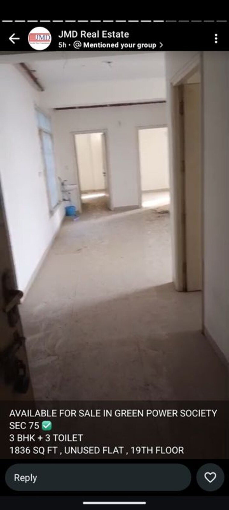 Room, green-power-society 3 Bedroom 1836 Sq.Ft. Apartment In Sector 75 Faridabad 10193589