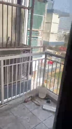 Balcony in 2 BHK Apartment at Adore Happy Homes, Sector 86 – for Rent