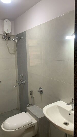 Bathroom in 2 BHK Apartment at Ajanta Airavat Horizon, Bhandup West – for Rent