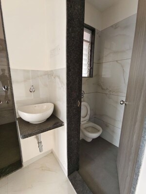 Bathroom in 1 BHK Apartment at Metropolis Bayside, Kasarvadavali – for Rent