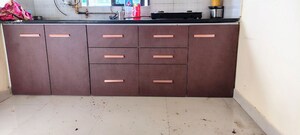 Kitchen in 1 BHK Apartment at Vesu – for Rent