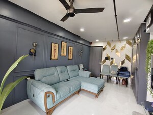 Living Room in 1 BHK Apartment at Vaibhavlaxmi Peak 25, Vikhroli East – for Rent