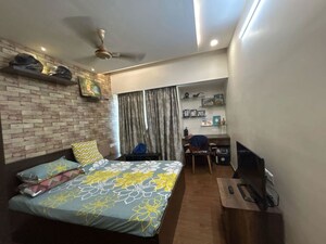 Bedroom in 3 BHK Apartment at Rustomjee Azziano Wing D, Thane West – for Rent