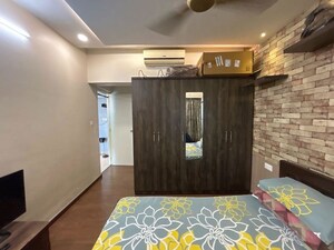 Bedroom in 3 BHK Apartment at Rustomjee Azziano Wing D, Thane West – for Rent