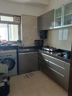 Kitchen in 2 BHK Apartment at Chandak Cornerstone, Worli – for Rent