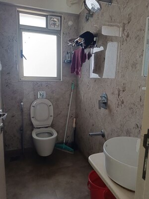Bathroom in 2 BHK Apartment at Chandak Cornerstone, Worli – for Rent