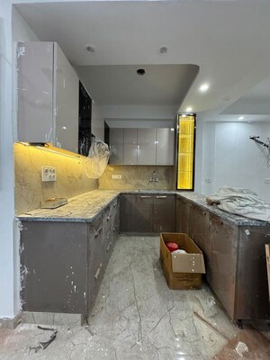 Kitchen in 3 BHK Apartment at Palm Residency Chhatarpur, Chattarpur – for Rent