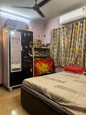 Bedroom in 1 BHK Apartment at Raj Ratna Park CHS, Brahmand – for Rent