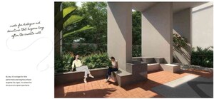 Living Room in 3 BHK Apartment at Myscape Palma, Financial District – for Sale