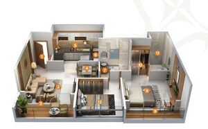 2 BHK Apartment – Map Location View at Ravet - for Sale