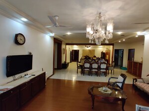 Living Room in 4 BHK Apartment at Begumpet – for Sale