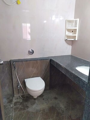 Bathroom in 2.5 BHK Apartment at Atul Western Hills Phase 2, Baner – for Rent