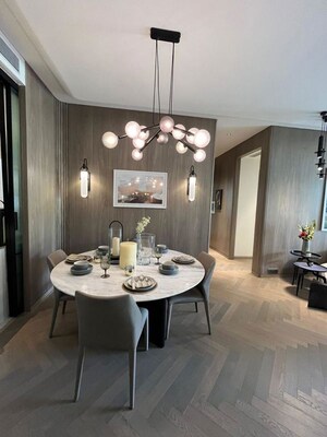 Living Room in 4 BHK Apartment at Hadapsar – for Sale