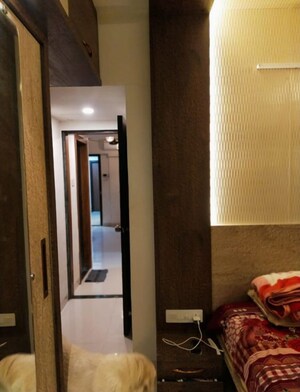 Living Room in 1 BHK Apartment at DSS Mahavir Imperial, Bhandup East – for Rent