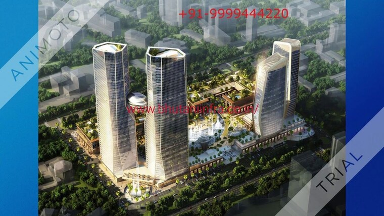 Exterior View, bhutani-cyberthum Commercial Office Space 450 Sq.Ft. In Sector 140a Noida 10194133