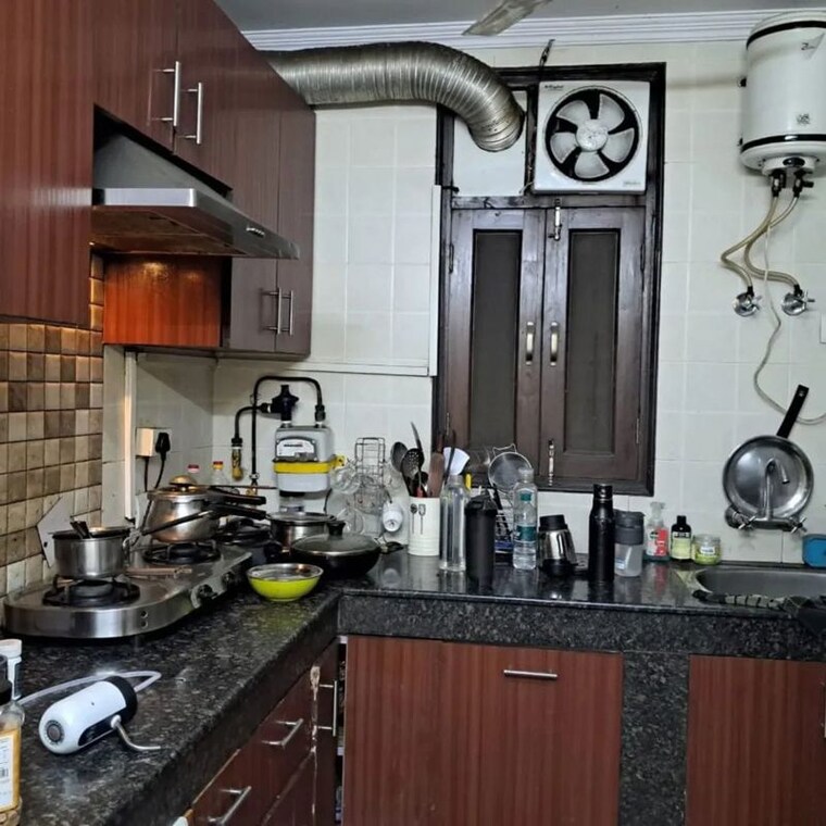 Kitchen, east of kailash 2 Bedroom 1400 Sq.Ft. Builder Floor In East Of Kailash Delhi 10194144