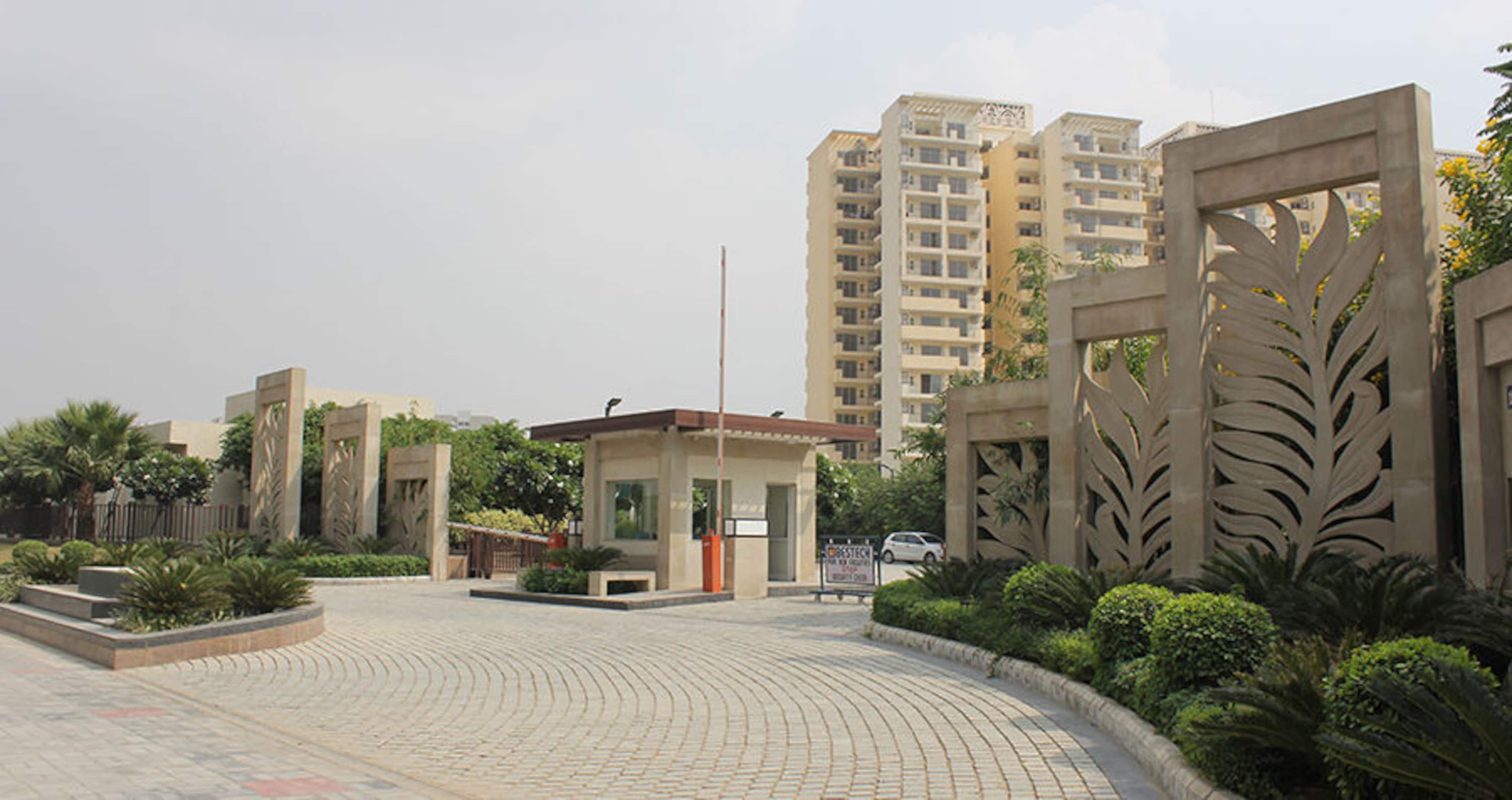 Gated residential community entrance