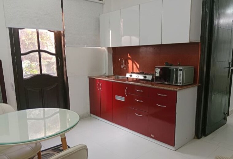 Kitchen, greater kailash i 1 Bedroom 650 Sq.Ft. Builder Floor In Greater Kailash I Delhi 10013960
