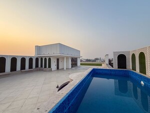 Swimming Pool in 3 BHK Builder Floor at Anand Lok – for Rent