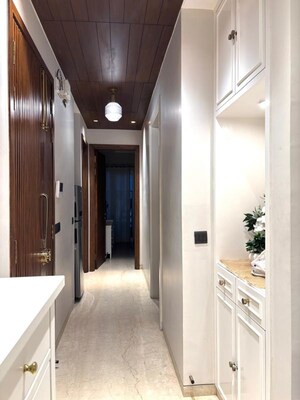 Building Lobby in 3 BHK Builder Floor at Safdarjung Enclave – for Rent