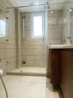 Bathroom in 4 BHK Builder Floor at Defence Colony – for Rent
