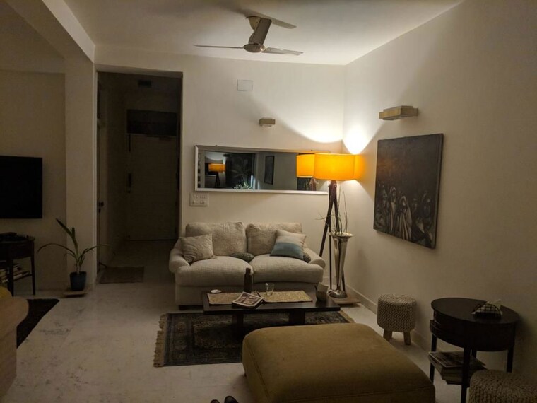 Living Room, greater kailash ii 2 Bedroom 300 Sq.Yd. Builder Floor In Greater Kailash ii Delhi 10053841