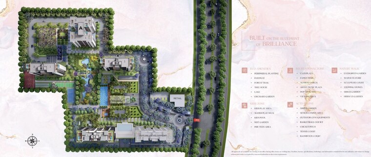 Master Plan, silverglades-the-legacy 3 Bedroom 2800 Sq.Ft. Apartment In Sector 59 Gurgaon 10194202