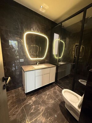 Bathroom in 4 BHK Builder Floor at Greater Kailash I – for Rent