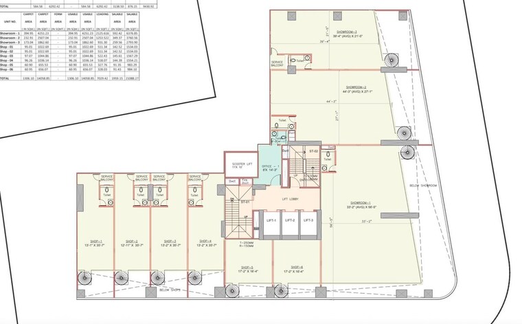 Floor Plan, baner gaon Commercial Showroom 1567 Sq.Ft. In Baner Gaon Pune 10194236
