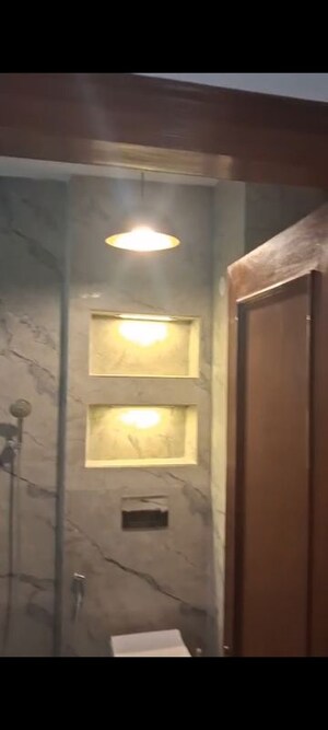 Bathroom in 4 BHK Builder Floor at Sarvodaya Enclave – for Rent