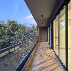 Balcony in 4 BHK Builder Floor at Gulmohar Park – for Sale