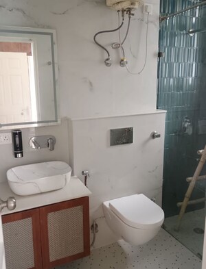 Bathroom in 5 BHK Villa at Unitech Espace Nirvana Country, Sector 50 – for Rent